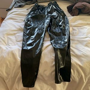 Wilfred Paper Bag Faux Leather Pants